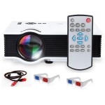 Unic LED HDMI 2 USB Portable Projector with 800 Lumens uc40