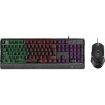 Vertux (VE.ORION-EA.NC) Wired Gaming Mouse And Keyboard Combo, Black