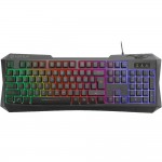 Vertux (VE.RADIANCE-AE.BK) Radiance Ergonomic Backlit Wired Gaming Keyboard