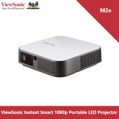 ViewSonic M2e Instant Smart 1080p Portable LED Projector with Harman Kardon Speakers