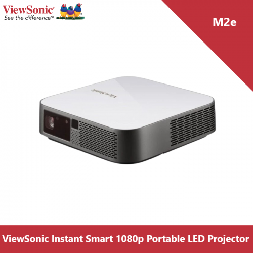 Projecteur LED portable ViewSonic M2e Instant Smart 1080p avec haut-parleurs Harman Kardon