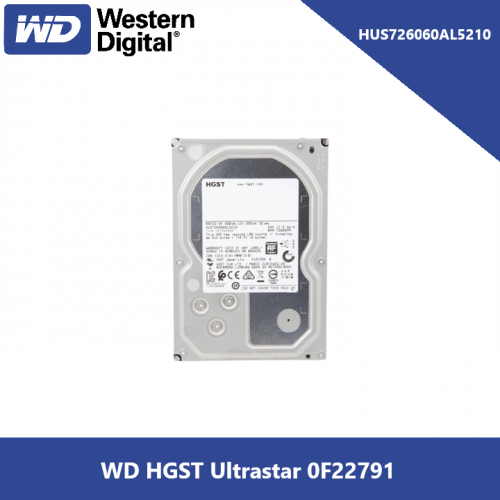 WD HGST Ultrastar 6TB (0F22791) 7200 RPM 128MB Cache SAS 12Gb/s 3.5 - HUS726060AL5210