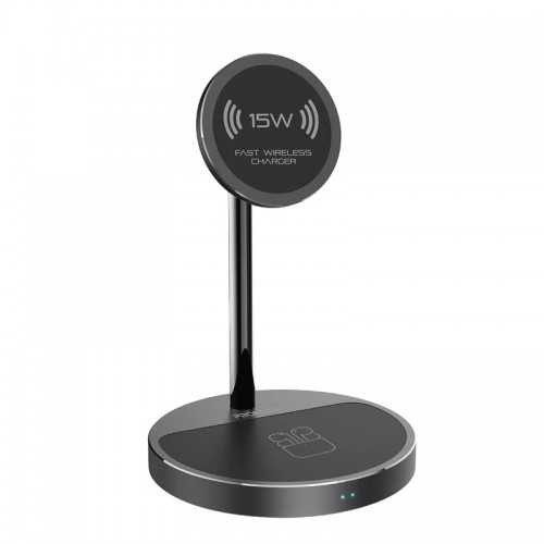 Promate AuraBase‐PD20 40W High Output 3‐in‐1 Wireless Charging Station