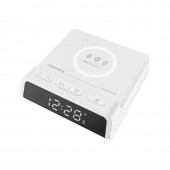 Promate TimePad‐Qi 2-in-1 LED Alarm Clock and Charging Station