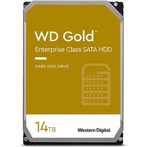Disque dur SATA de classe entreprise Gold WD 14 To - WD141KRYZ