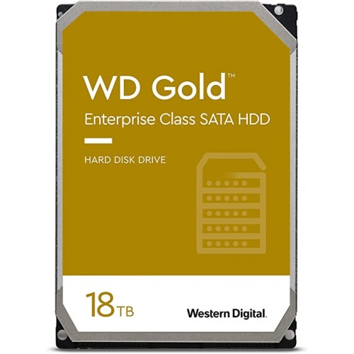Disque dur SATA de classe entreprise Gold WD 18 To - WD181KRYZ
