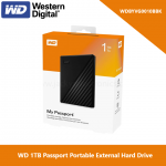 WD WDBYVG0010BBK 1TB Passport Portable External Hard Drive