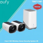 Eufy Cam 3 Kit Wireless Home Security System 4K - T88711W1