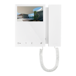Comelit Mini Colour Monitor With Handset White 6701W