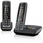 Gigaset C530A DUO Twin Cordless Telephone Black