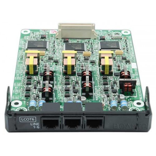 بطاقة باناسونيك KX-NS5180 ذات 6 منافذ تناظرية