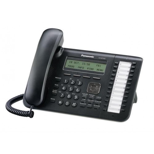هاتف باناسونيك KX-NT543X-B المكتبي ثلاثي الخطوط IP