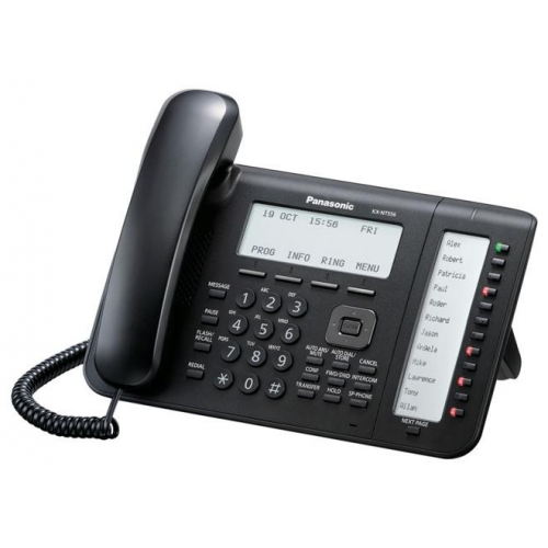 Téléphone IP LCD 6 lignes Panasonic KX-NT556X-B