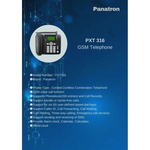 هاتف باناترون PXT316 GSM