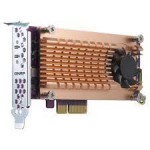 QNAP 2P2G2T Dual M.2 2280 PCIe NVMe SSD & Dual-Port 2.5GbE Expansion Card