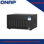QNAP TS-832PX-4G 8 Bay High-Capacity NAS with 10GbE SFP+ and 2.5GbE