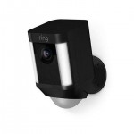 Ring 8SB1S7-BEN0 Spotlight Cam Battery Outdoor Rectangle Security Wireless Standard Surveillance Camera in Black