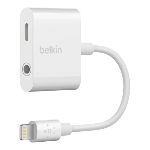 Belkin Adapetr BL-J212-LGT-ADP 3.5 mm Audio + Charge RockStar - F8J212btWHT