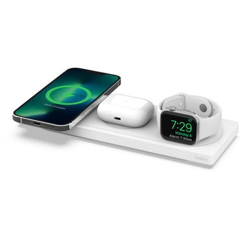 Belkin WIZ016myWH Tapis de chargement sans fil 3 en 1