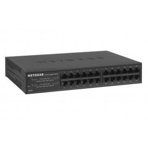 Netgear GS324-100EUS 24 Port Gigabit Ethernet Unmanaged Switch -GS324