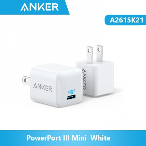 A2615K21|Anker PowerPort III Mini White