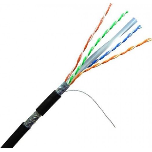 AICO Cat6 SFTP Outdoor Cable 305m Length Aluminum Foil Braided