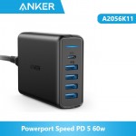 Anker A2056K11-BK Powerport Speed PD 5 60w, Black