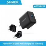 Anker A2058H11 PowerPort III 25W Wall Charger for Samsung – Black