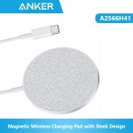 Anker A2566H41 Magnetic Wireless Charging Pad with Sleek Design