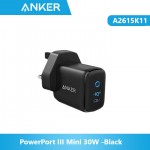 Anker A2615K11 PowerPort III Mini 30W -Black