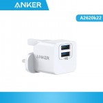 Anker A2620k22 Powerport Mini Dual Port Usb Plug Charger