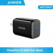 Anker A2712H11 PowerPort III 65W Pod -Black 