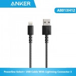 Anker A8013H12 Powerline Select+ USB Cable With Lightning Connector 3