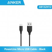 Anker A8132H12 3ft PowerLine Micro USB Cable - Black