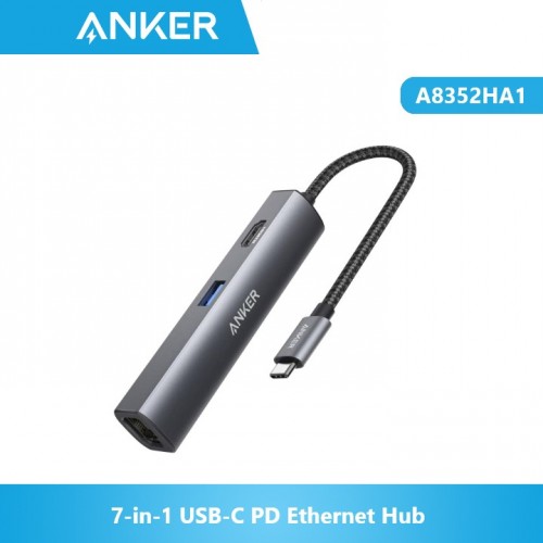 Anker A8352HA1+ 7-in-1 USB-C PD Ethernet Hub