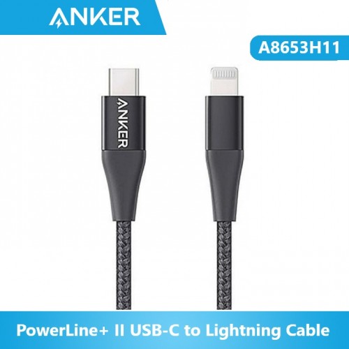 Anker A8653H11 PowerLine+ II USB-C to Lightning Cable