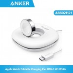 Anker A8802H21 Apple Watch Foldable Charging Pad USB-C 4Ft White