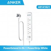 Anker A9141K21 PowerExtend 6-IN-1 PowerStrip White