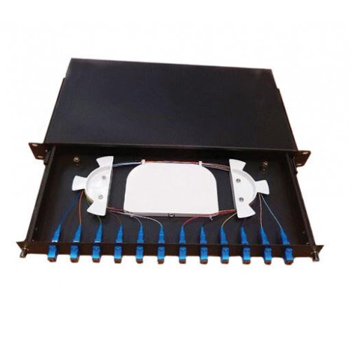 Avalon (AN-DINP-12P-LC) PANNEAU DE BRASSAGE FIBRE OPTIQUE 12 PORTS