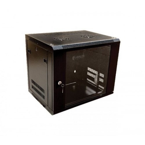 Avalon (AN-WM6U600X450) 6U X 600(W) X 450(D)-WALL MOUNT-SINGLE SECTION CABINET + FAN