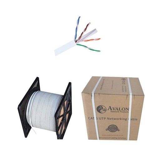 Avalon (ANC6AUP23-305MT-PE) Rouleau de câble extérieur Cat6A U-UTP 23 AWG 4 paires