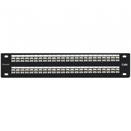 Avalon (ANC6SPP-48) CAT.6 SHIELDED 48 PORT PATCH PANEL