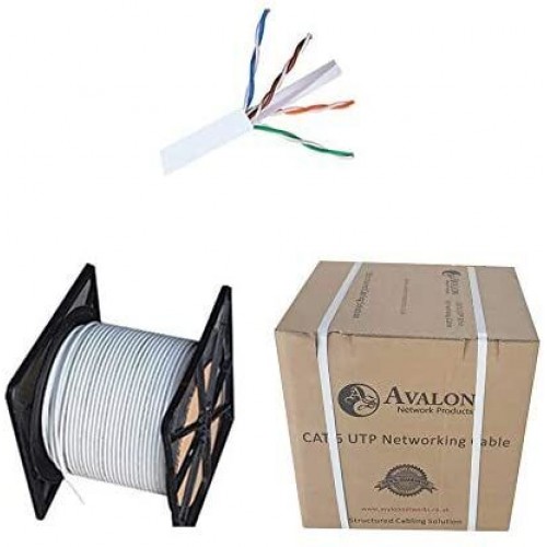 Avalon ROULEAU DE CÂBLE UTP CAT.6 -305 MÈTRES-GRIS