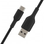 Belkin BOOST CHARGE USB-C to USB-A Braided Cable 2Meters - USB C Fast Charging and Sync Cable