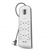 Belkin BSV604af2M SURGE 6 Outlet-  2 USB  2.4A