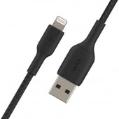 Belkin CAA002bt-3M-BK Braided Lightning to USB-A Cable (3M, Black)