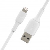Belkin CAA002bt-3M-WH Braided Lightning to USB-A Cable 3m, White