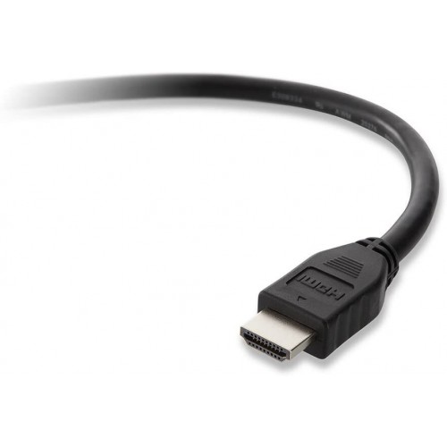 Belkin BL-AVD-HDMI-BLK-1.5M HDMI Standard Audio Video Cable 4K/Ultra HD Compatible - F3Y017BT1.5MBLK