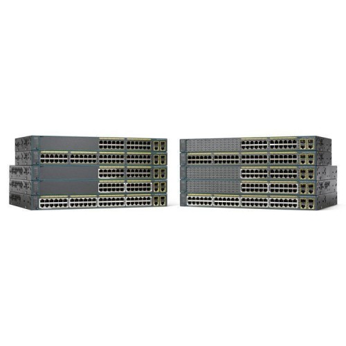 Cisco Catalyst WS-C2960+24TC-L Fast Ethernet Black network switch