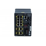 Cisco Industrial Ethernet 2000 Switch, 8 FE/2 Combo GE SFP, LAN Lite